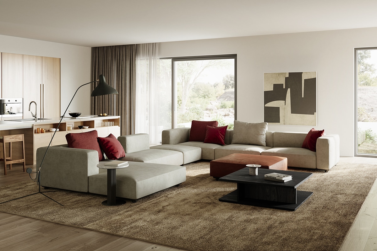 COMPOSIT LIVING TABLE(幅76 奥行76 cm)の通販 / マスターウォール