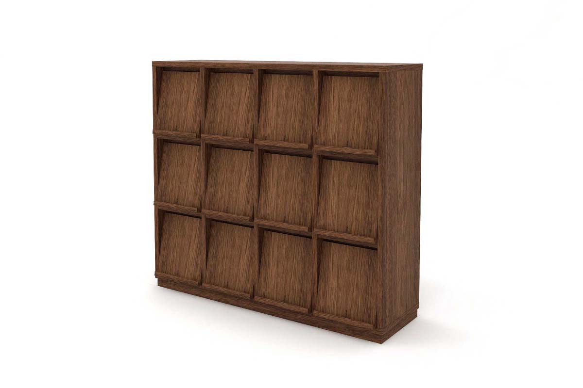 KOROVA RECORD RACK(4列3段 : 幅150 × 奥行47 × 高さ134 cm)の通販