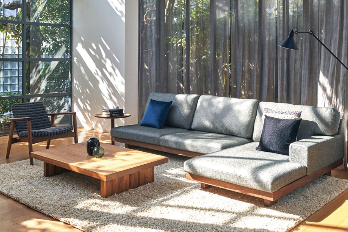 DANISH LOW LIVING TABLE(幅120cm x 奥行75cm x 高さ35cm)の通販