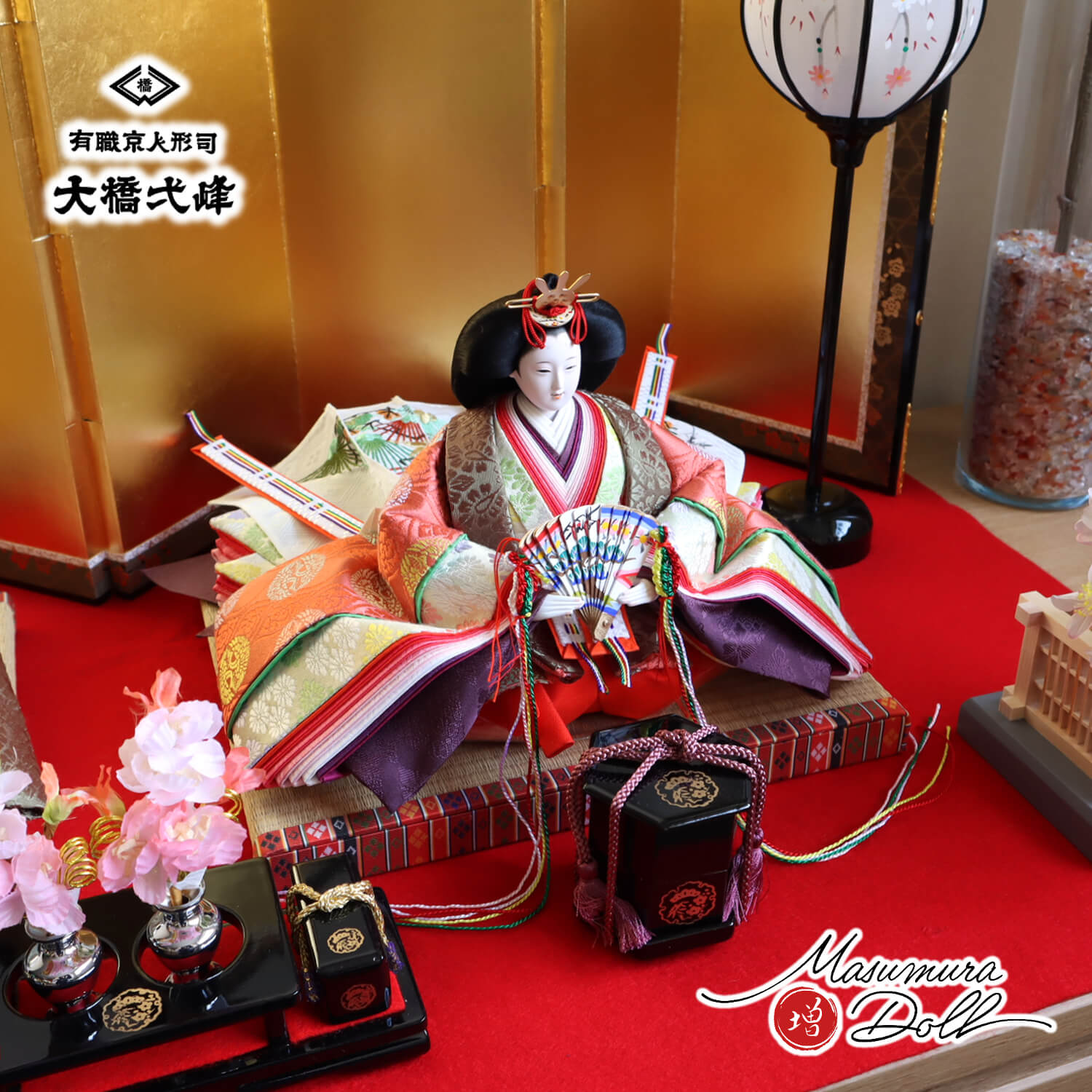 176】雛人形☆ひな祭り☆コードレス雪洞15号☆木製 雛まつり☆ぼんぼり