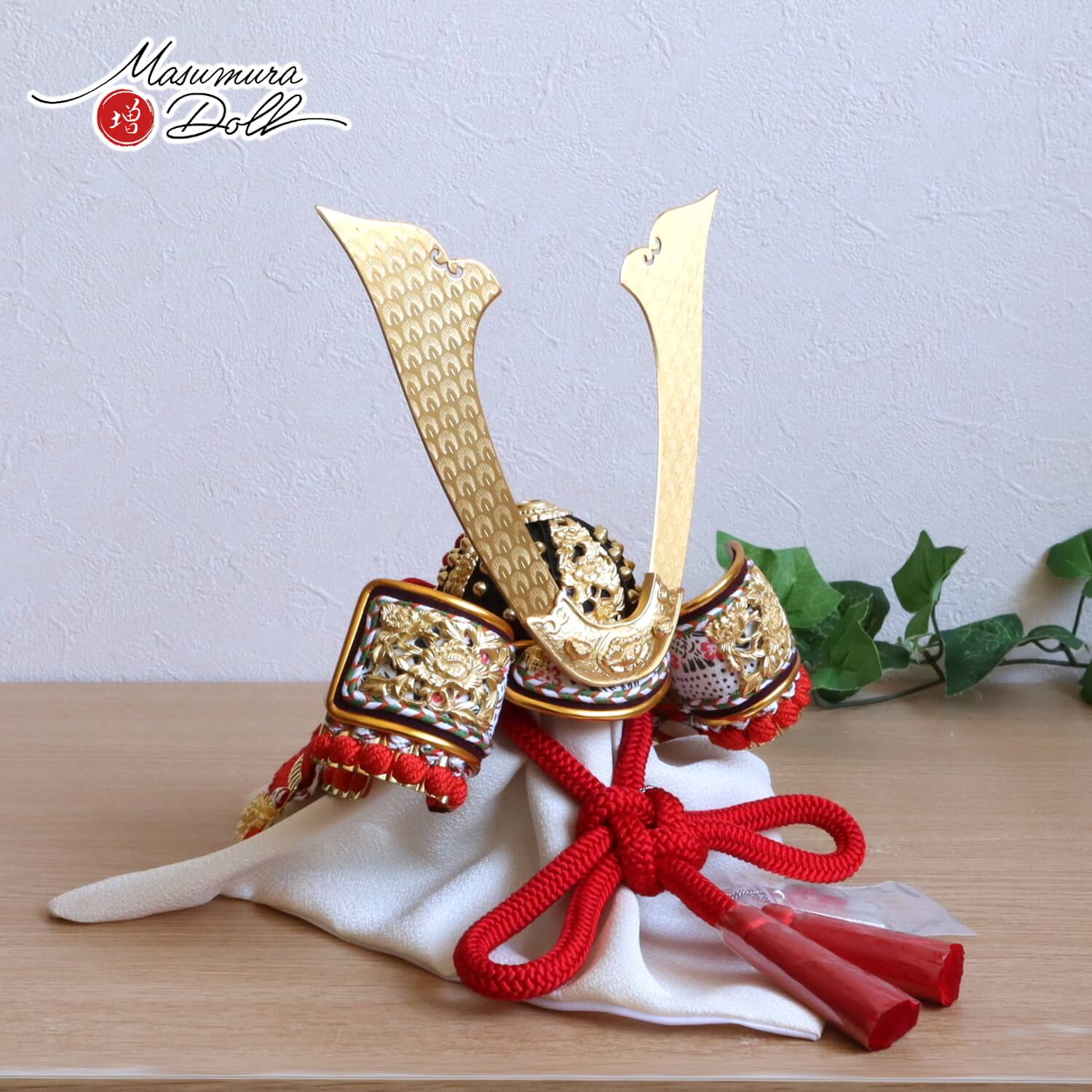 五月人形 ケース飾り 兜 増村人形 オリジナル 伝統工芸士 京北野・平安