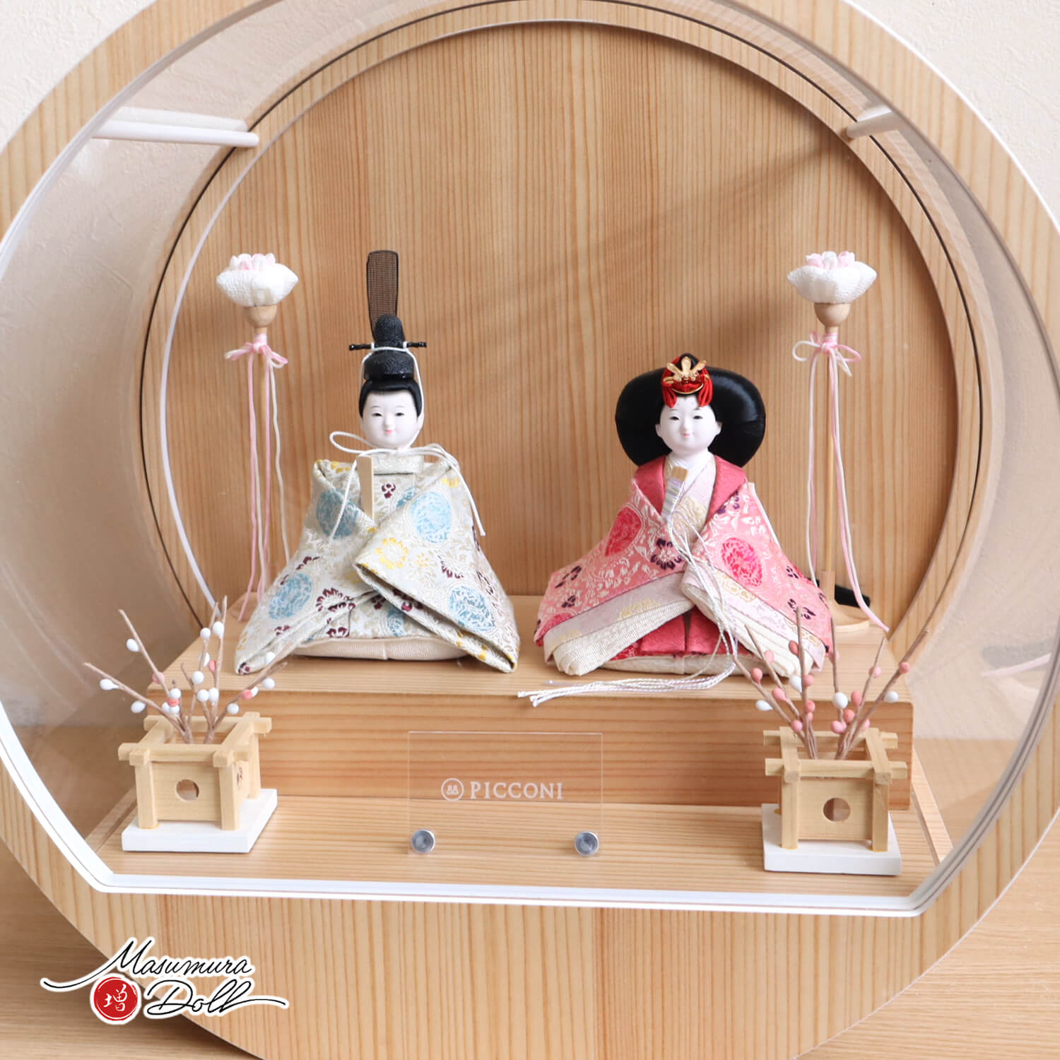 小西実作 PICCONI 陽-ひな- Fukuおすべらかし 京製正絹西陣織 月-tsuki