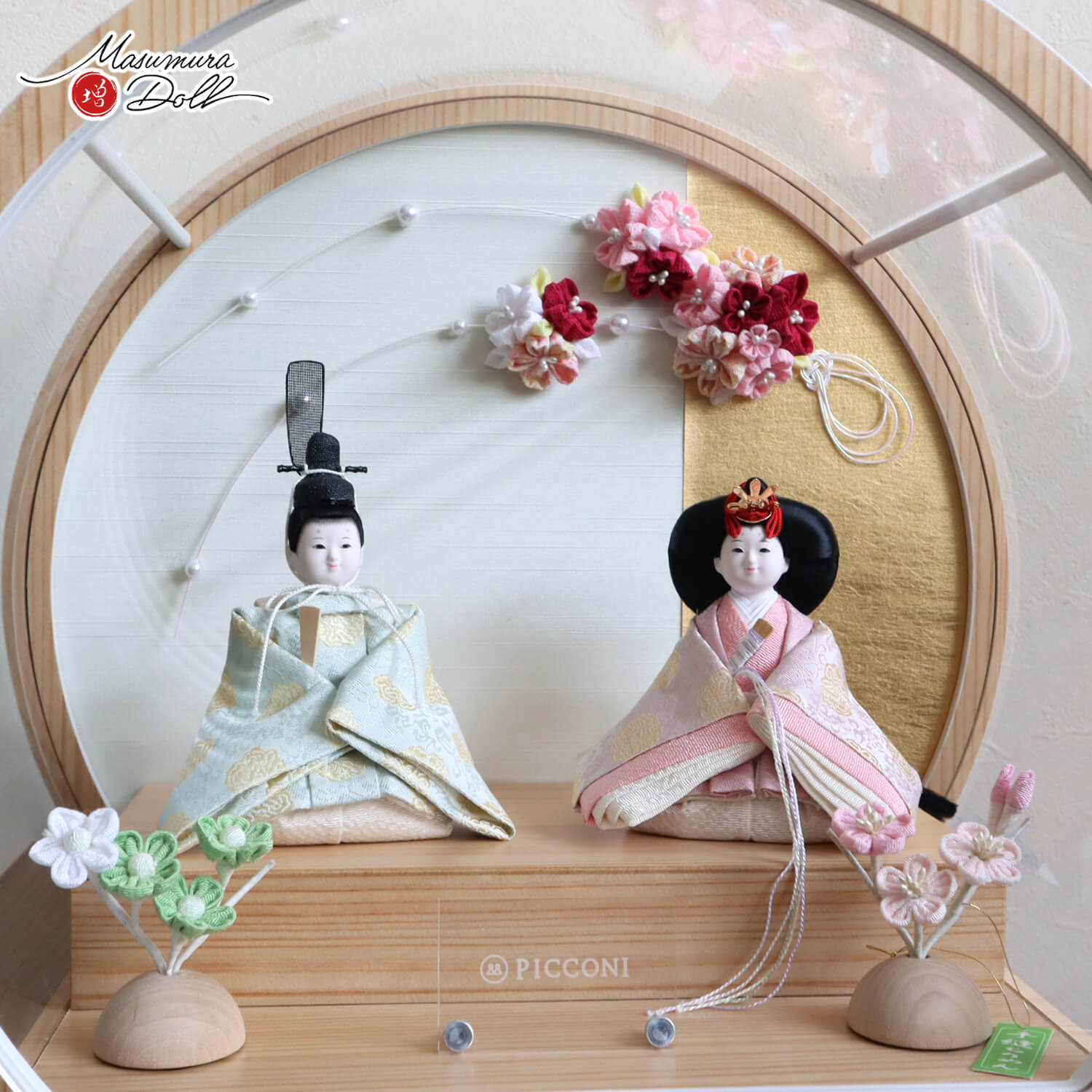 雛人形 新作 ケース飾り 小西実作 PICCONI 楓-かえで- Fuku