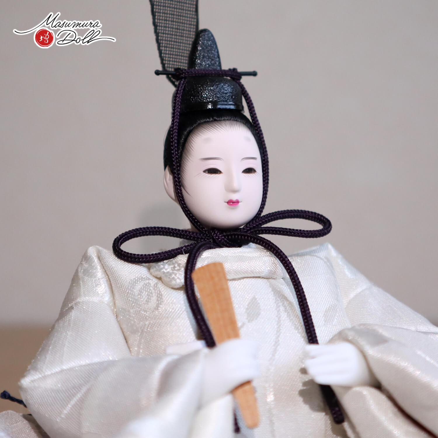 雛人形 【最新作】 アクリルケース 柴田家千代作 葵 絵巻雛 京刺繍 桜