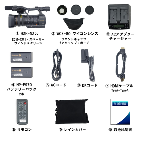 HXR-NX5J | 撮影機材や放送機材のレンタル メディア・リース