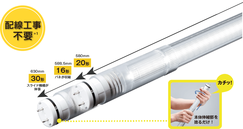 16/20/30形直管LED LS600EXシリーズ｜株式会社エムジー