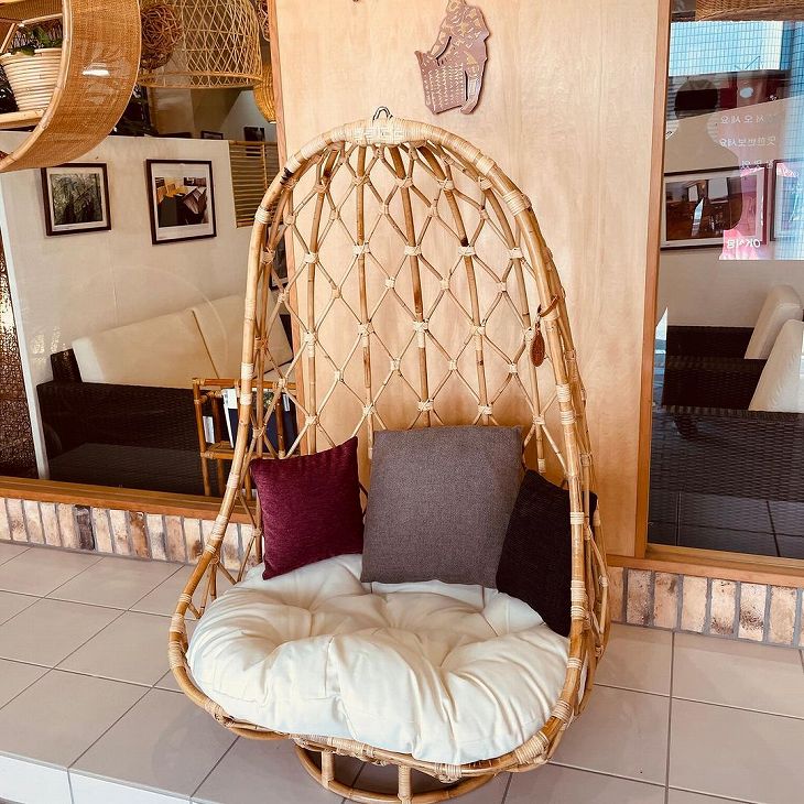 SETONAセトナ ハンギングチェア｜HG-120 | 籐家具職人の店みうらラタン