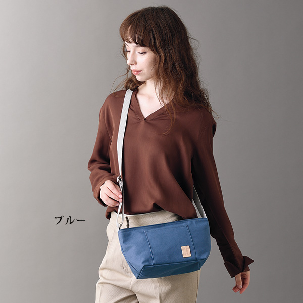 倉敷産帆布ショルダーバッグ | 京都通販ミセスのファッション館・本店