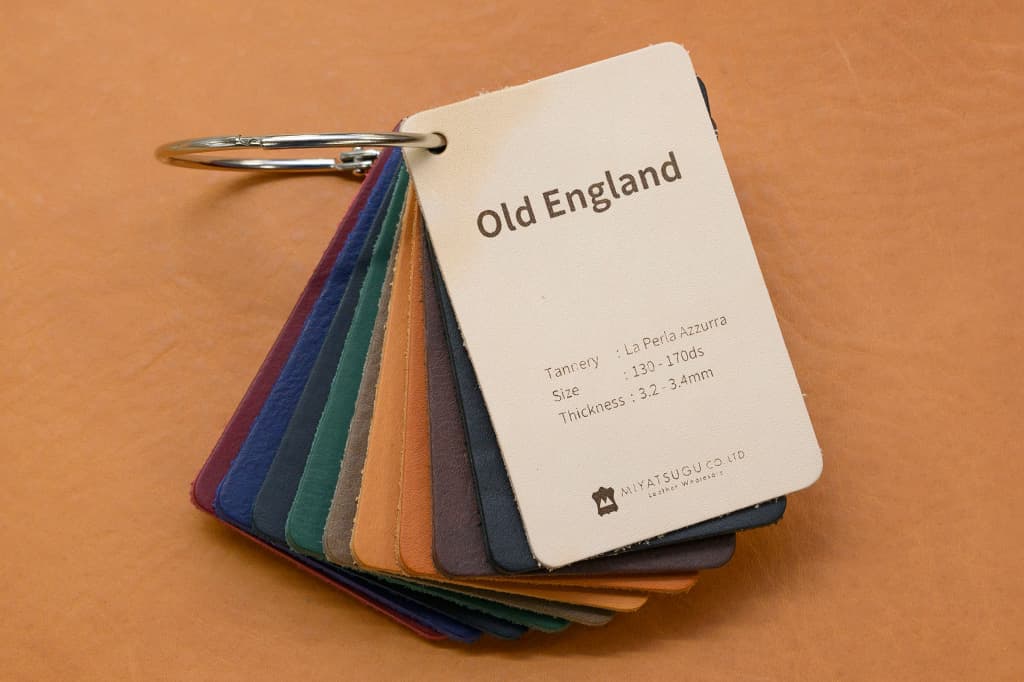 カラーカード（スワッチセット）｜革販売ミヤツグ - 皮革専門卸の直営