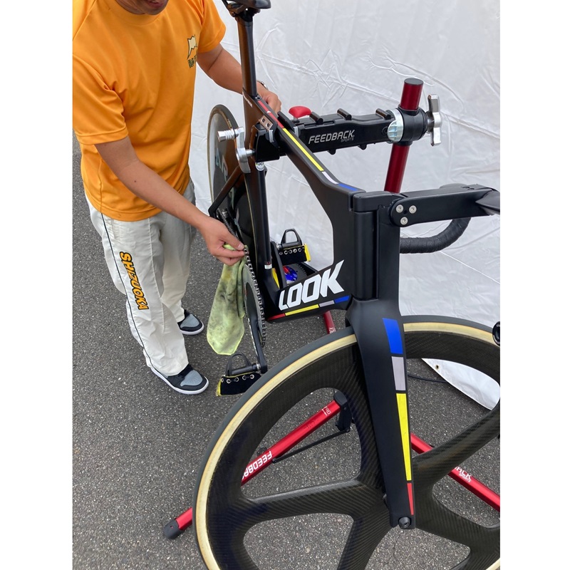 Feedback Sports メンテナンススタンドの活躍 | ブログ｜ミズタニ