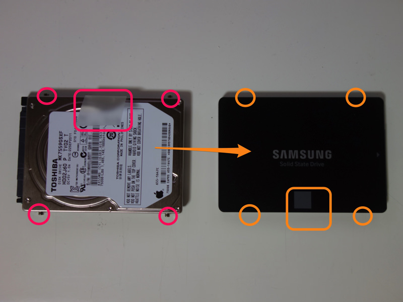 MacBook Pro 13-inch, Late 2011のHDDをSSDに換装しました · www