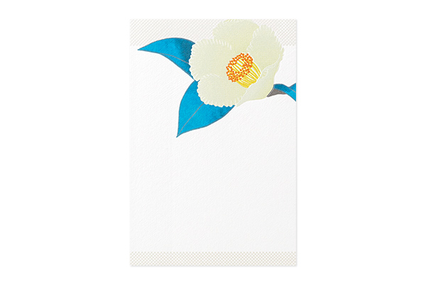 ハガキ/ポストカード｜紙シリーズ｜はがき 箔 夏椿柄(88735006