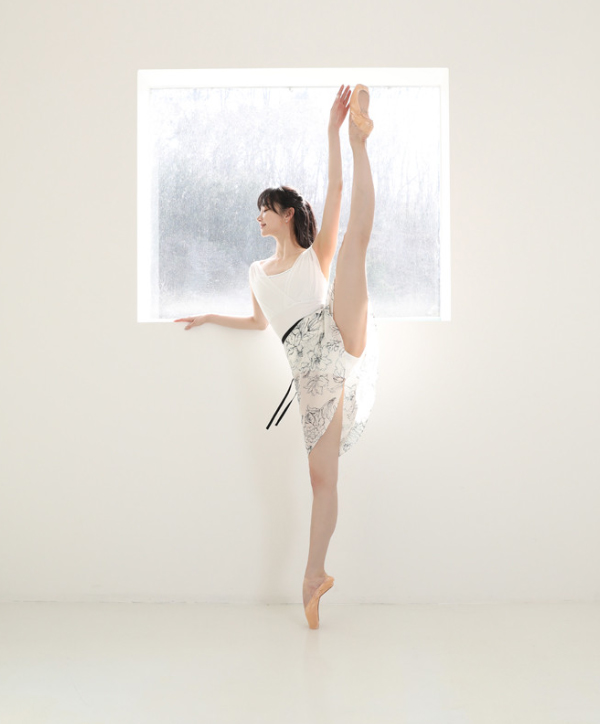 バレエ 大人 巻きスカート 【 イイレイル / iiLaire 】Lilly リリー 花