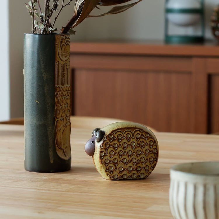 かしわ窯 ひつじ オーナメント 瀬戸焼 北欧インテリア 国産｜miion