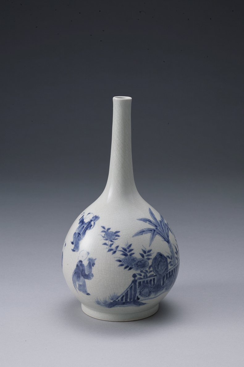 闘鶏に唐子文鶴首 ｜ みかわち焼 三川内焼- 総合サイト