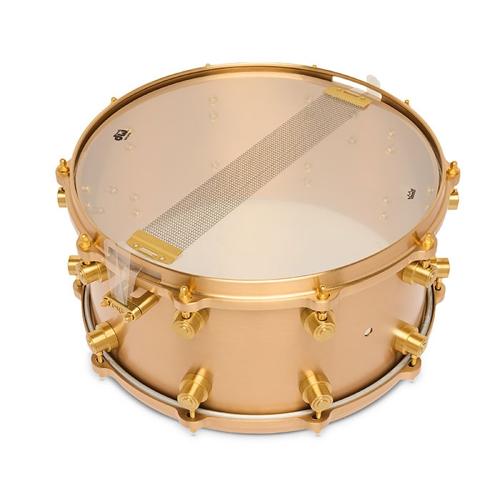 DRVZ0714STZ Limited MFG Snare Drum True Cast Bronze and Hardware