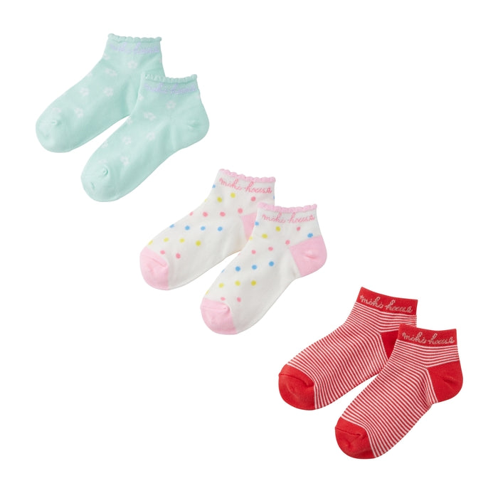 ローカットソックスパック3足セット(17cm-23cm) – ミキハウス