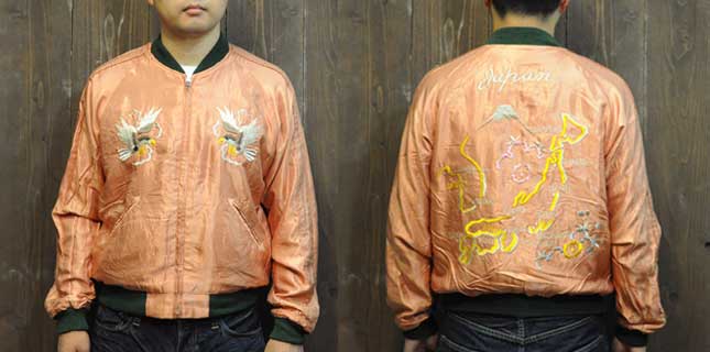 テーラー東洋スカジャンSOUVENIR JACKET「鷹×Japan Map」復刻