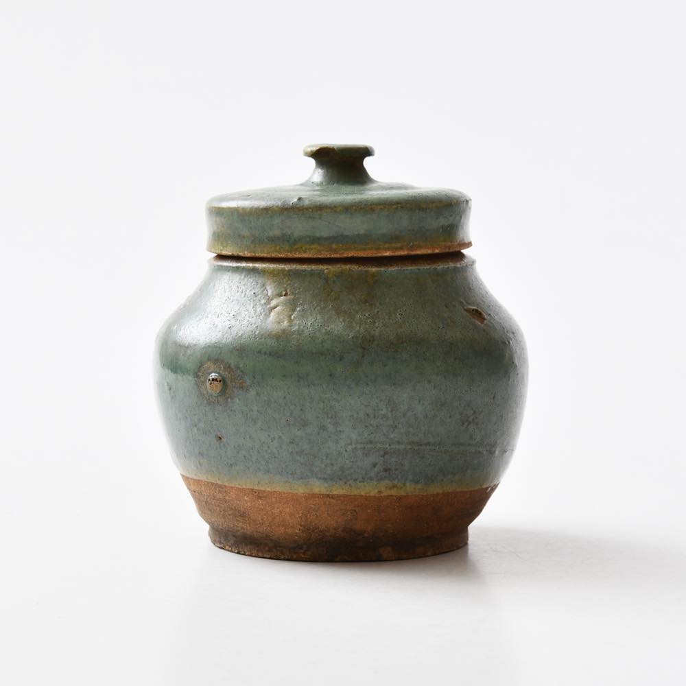 中国 雲南省 華寧 青釉蓋物（茶壷） ｜ みんげい おくむら （日本と