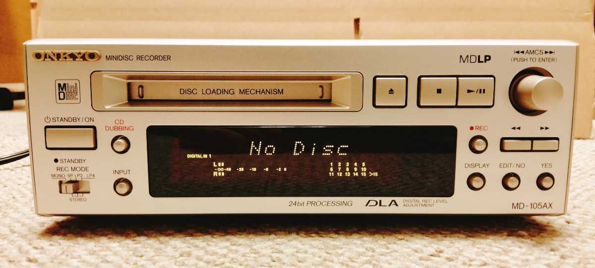 Onkyo MD-105AX [MiniDisc Wiki]