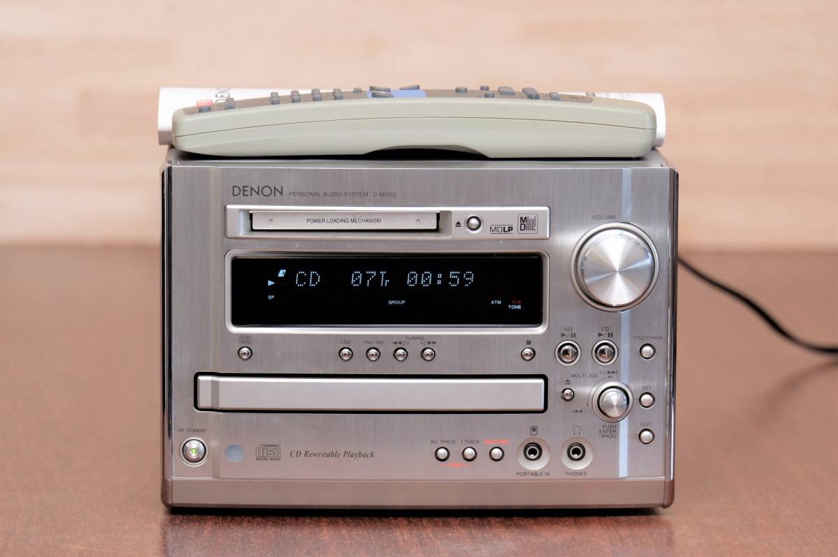 Denon D-MG33 [MiniDisc Wiki]