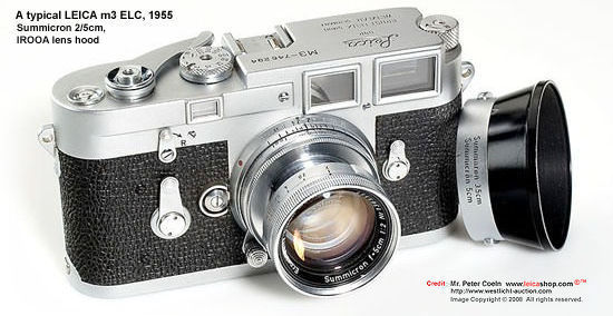 Early versions of Leica M3 double strokes Models with sequential