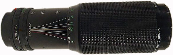 Canon FD Zoom 100-300mm lenses
