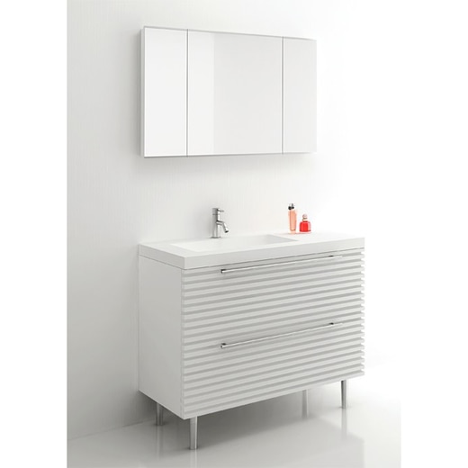 ホテルミラーW900/インウォール ホワイト(KT03929N)｜洗面所・水回りの