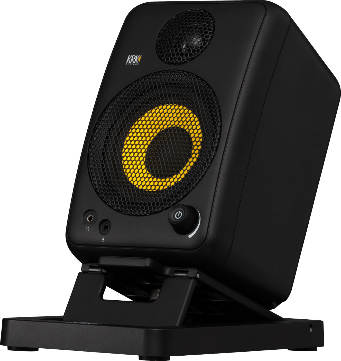 KRKから、ポータブル・ニアフィールドモニタースピーカー「GoAux