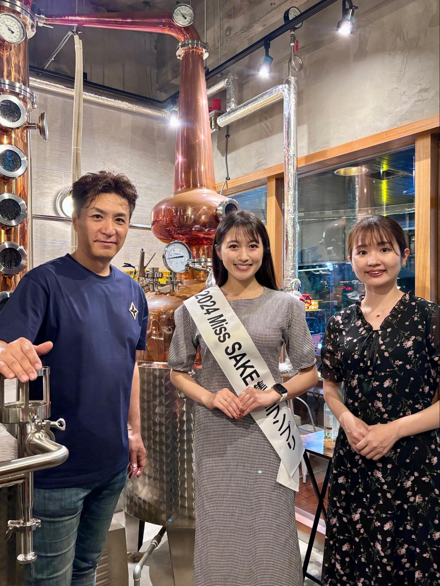 2024 Miss SAKE 準グランプリ 寺崎千波が和醸和楽様主催OKINAWA JACKに