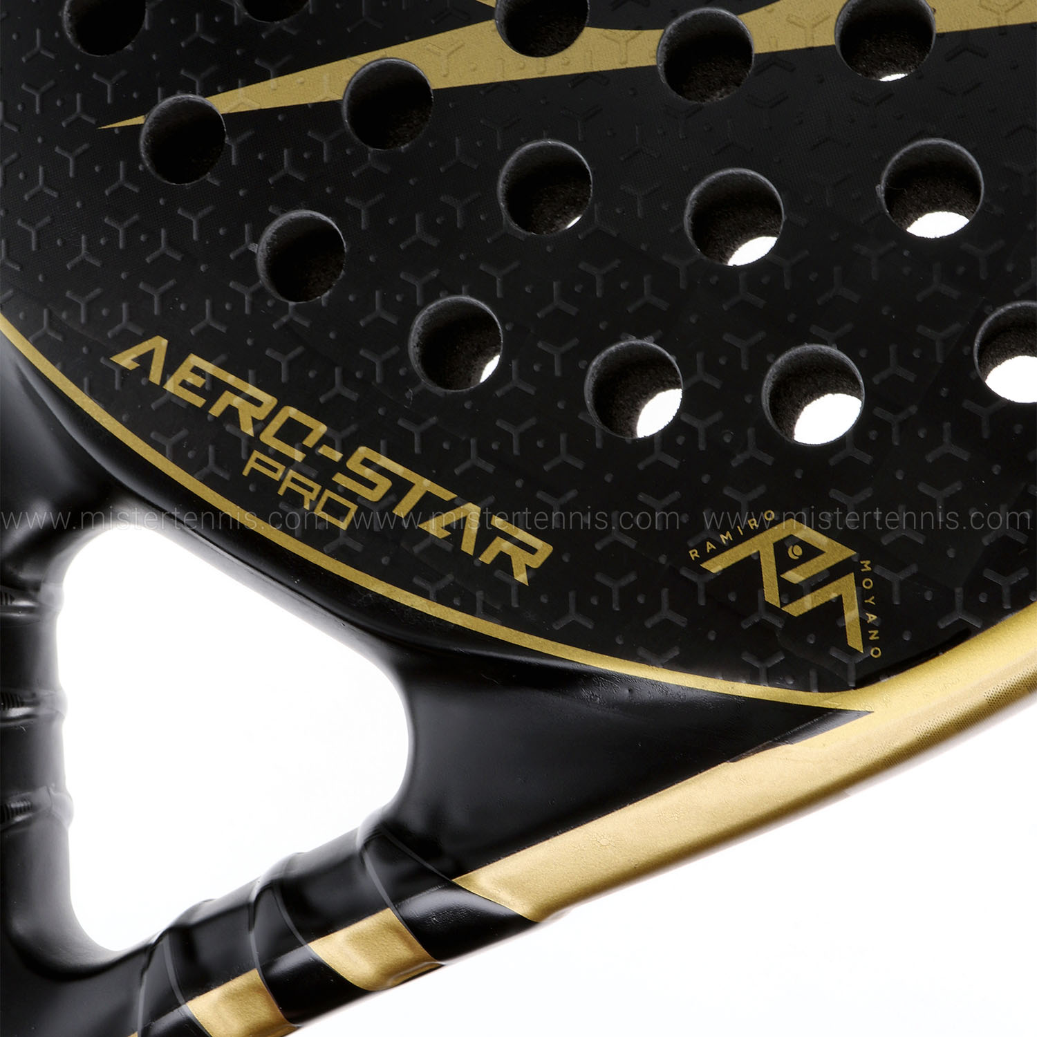 Dunlop Aero-Star Pro Padel Racket - Black/Gold