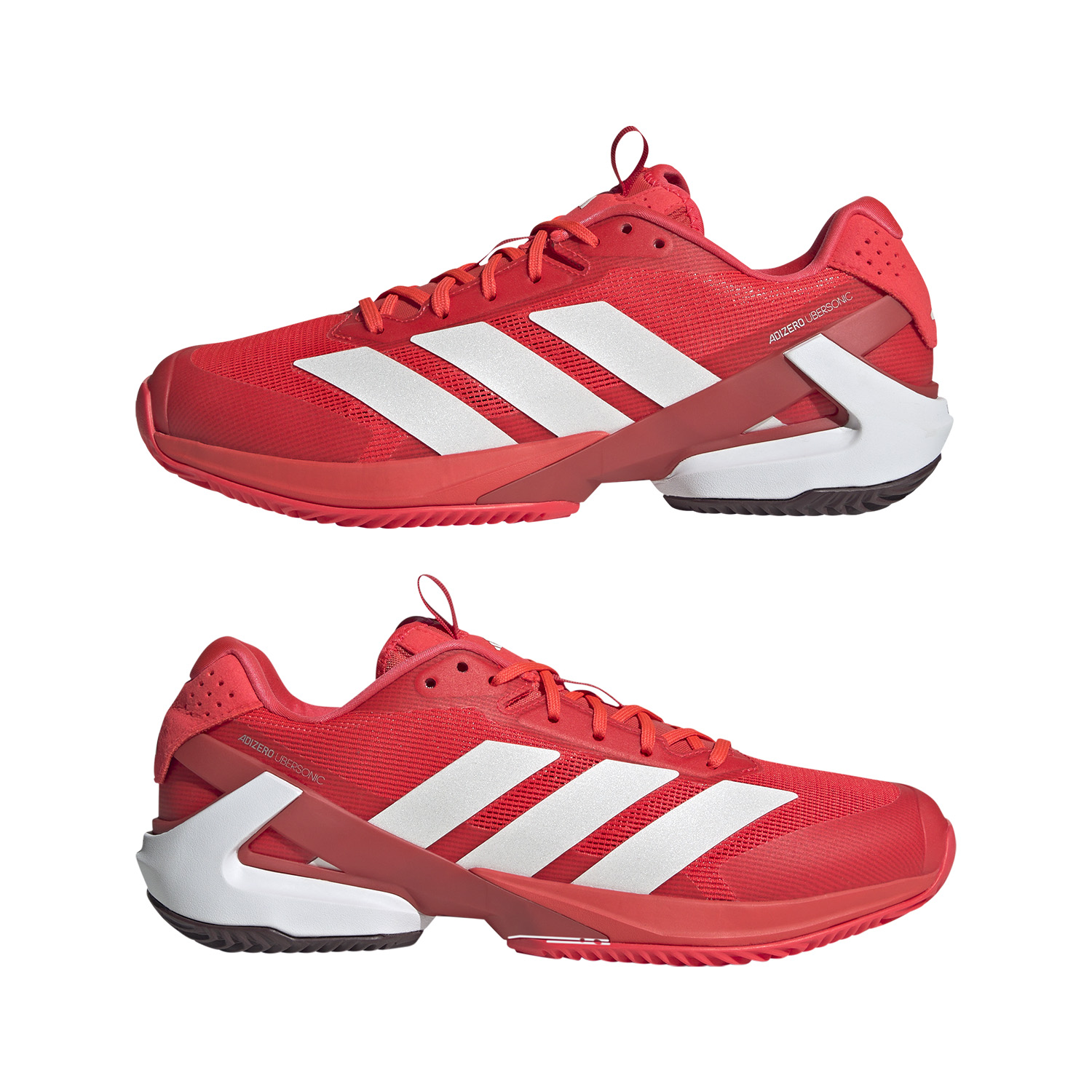 adidas adizero Ubersonic 5 Clay Men's Tennis Shoes - Lucid Red