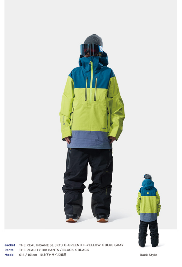 23-24 REW(アールイーダブリュー)・THE REAL INSANE 3L JACKET [GORE