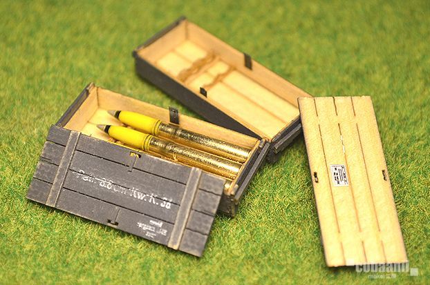 コバアニ模型工房[FS-079]1/35ドイツ56口径8.8cmkwk36砲弾薬木箱 - M.S