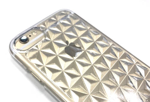 iPhone X ダイヤカットTPUケース「DIA SOFT」 クリア｜スマホ