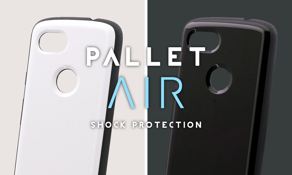 Google Pixel 3a 耐衝撃ハイブリッドケース 「PALLET AIR」 ブラック
