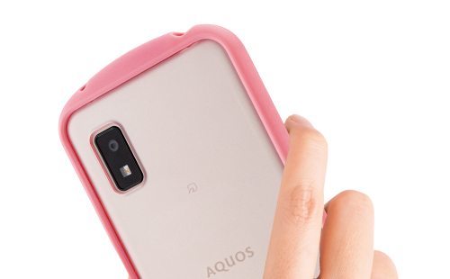AQUOS wish SHG06/wish2 SH-51C 耐衝撃背面クリアケース「AIR