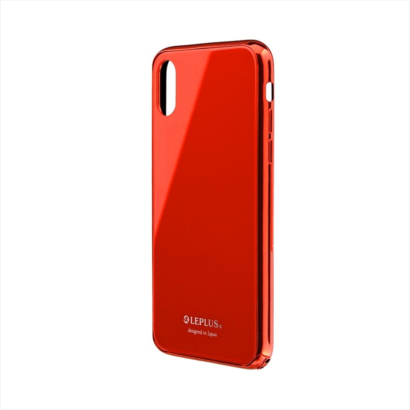◇iPhone XS/iPhone X 背面ガラスシェルケース「SHELL GLASS PREMIUM