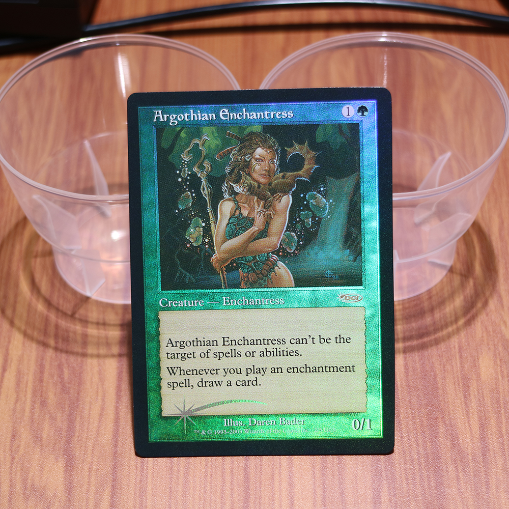 Argothian Enchantress Judge gift cards 2003 (G03) foil magic the
