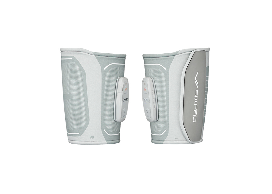 太ももにぐるっと巻いて手軽にトレーニング。内転筋にも同時に