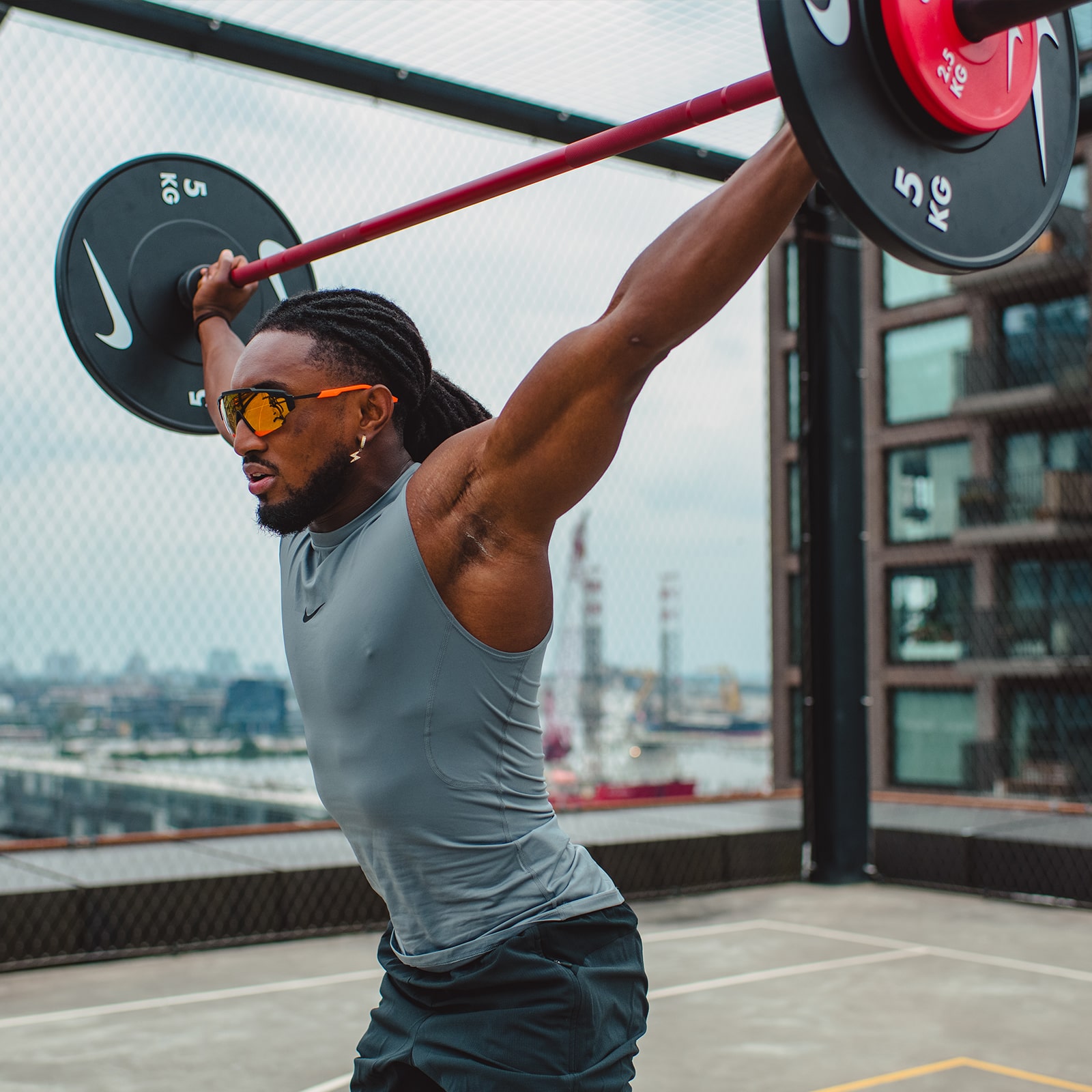 ナイキラバーバンパープレート 5kg 2枚セット - トレーニングギア