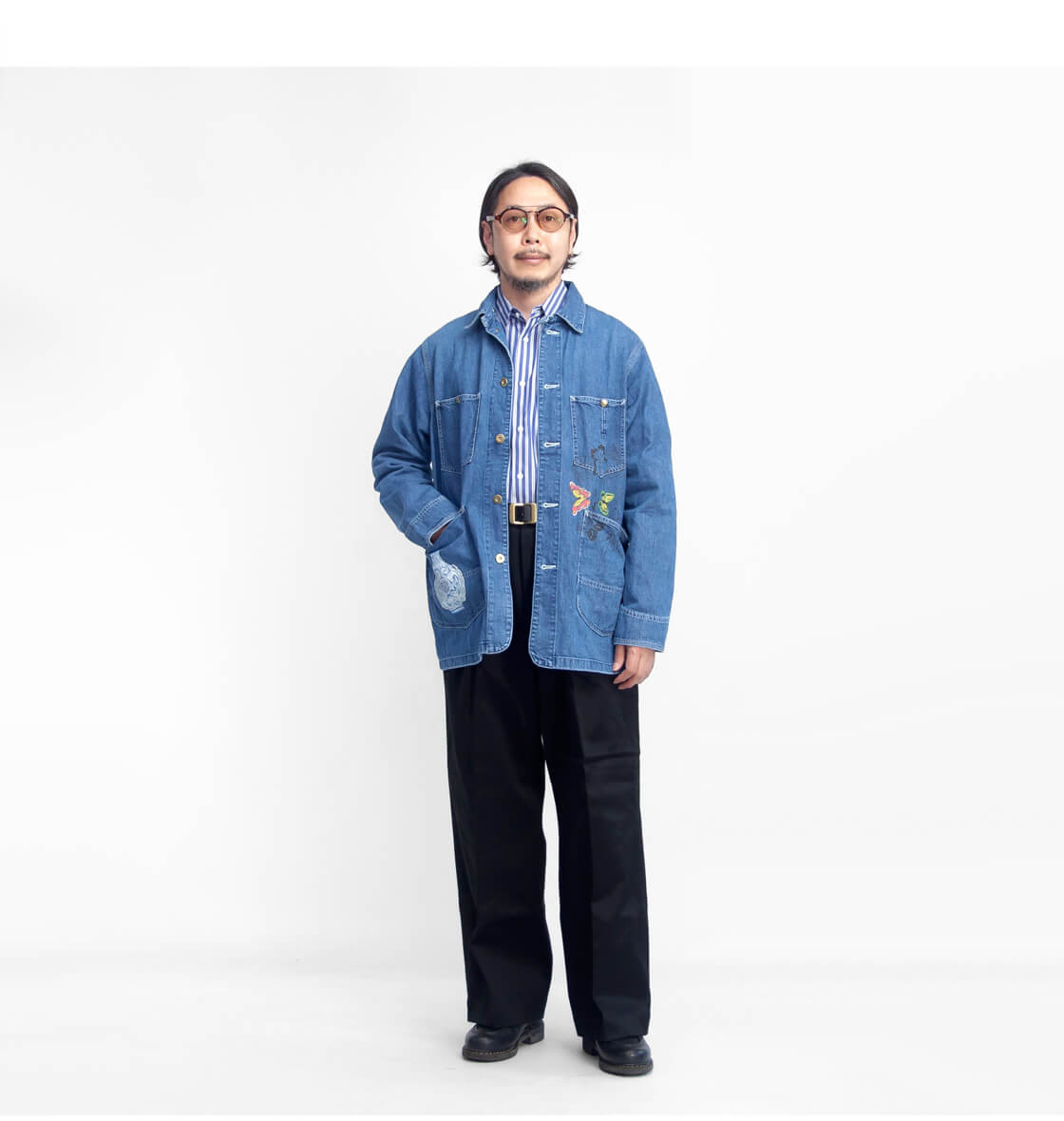 WORK OF ART KENDAI ワークオブアートケンダイ バックプリント＆刺繍