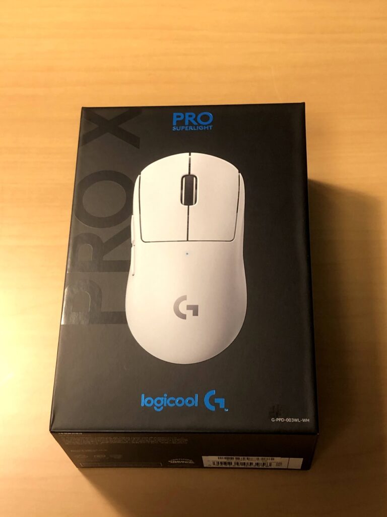 開封レビュー】最強の白マウス！Logicool「G PRO X SUPERLIGHT」を紹介