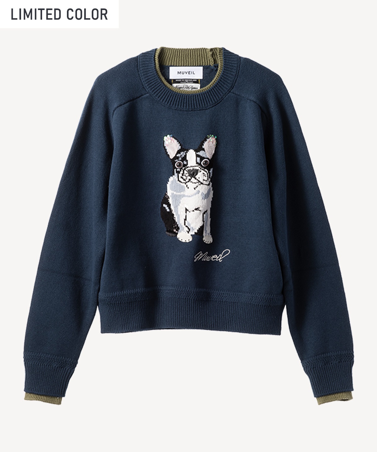 フレンチブルドッグプルオーバー | MUVEIL Online Shop