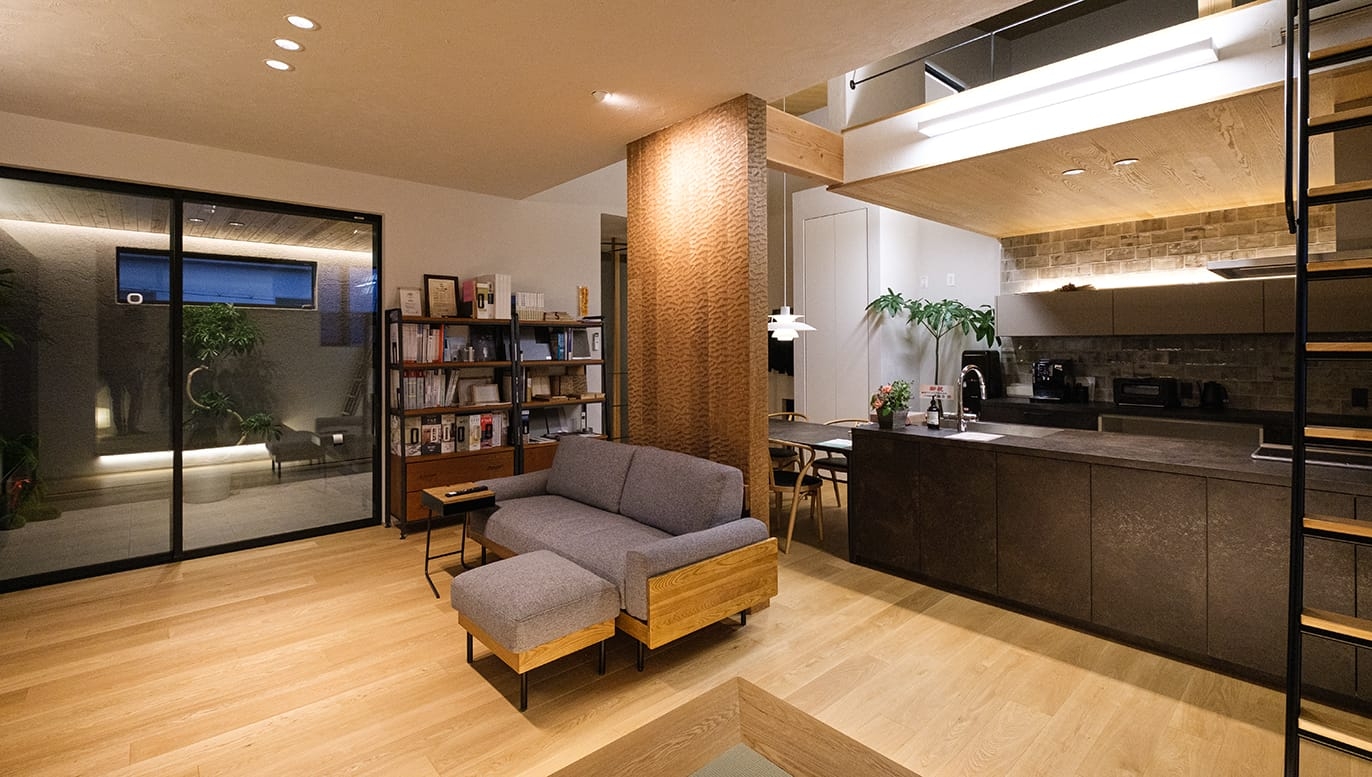 オーク（ナラ）複合（挽板）一枚もの（床暖房兼用）ナチュラル