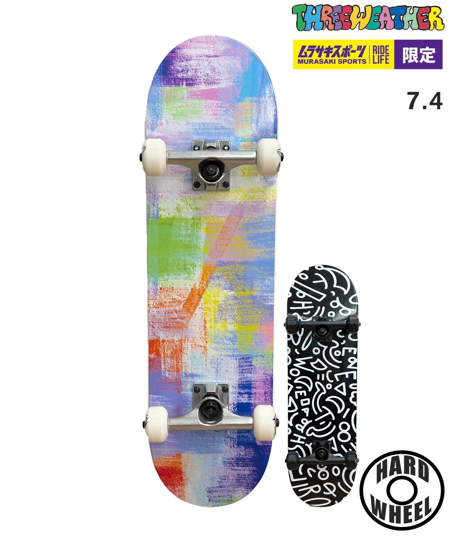 THREE WEATHER スリーウェザー キッズ スケートボード コンプリート