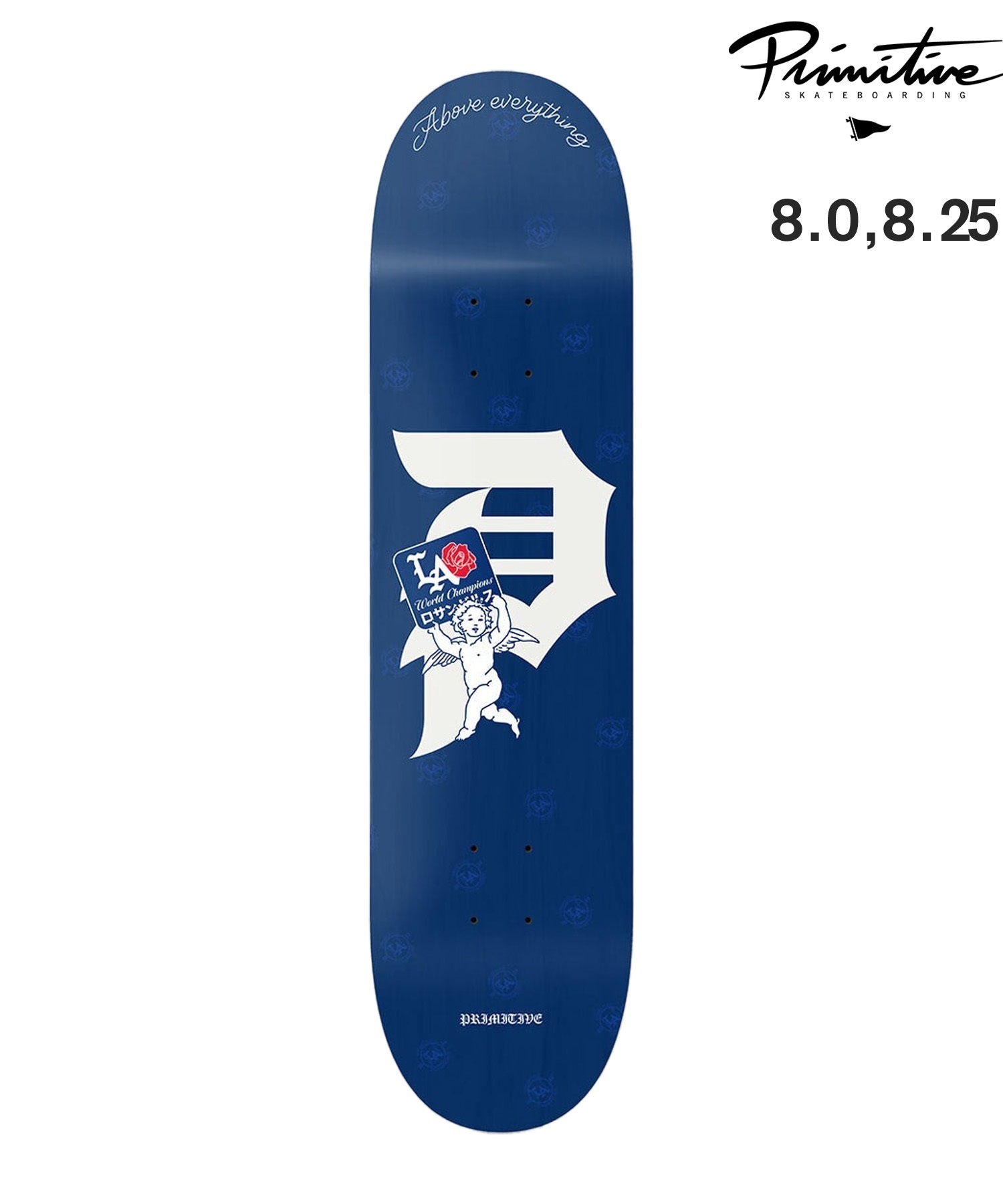 PRIMITIVE プリミティブ スケートボード デッキ 8.0,8.25inch CHAMPS