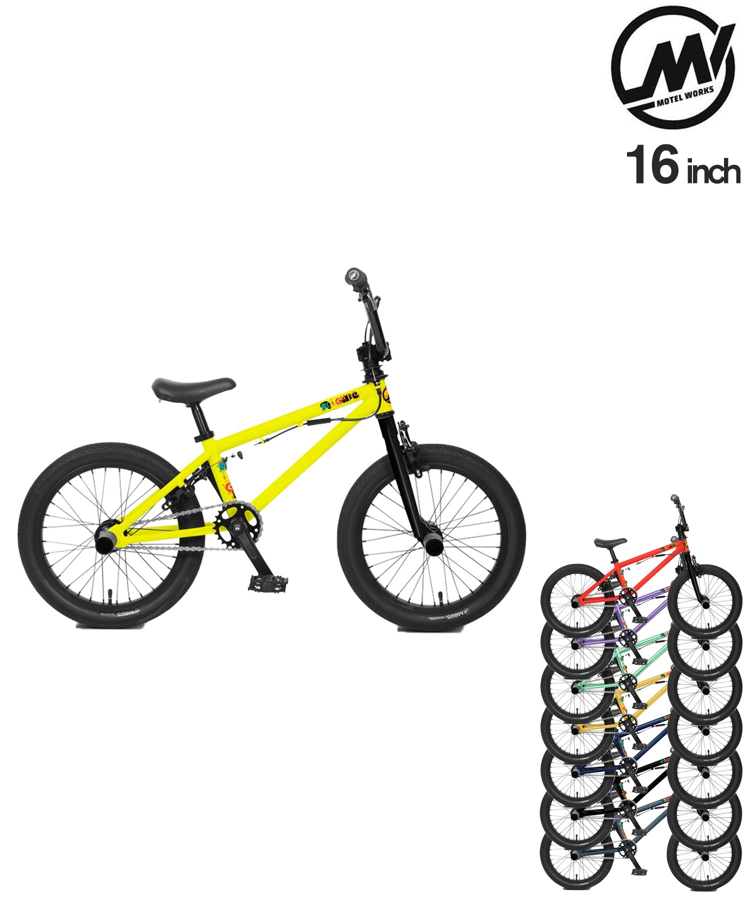 MOTELWORKS モーテルワークス キッズ バイク 自転車 BMX 16inch