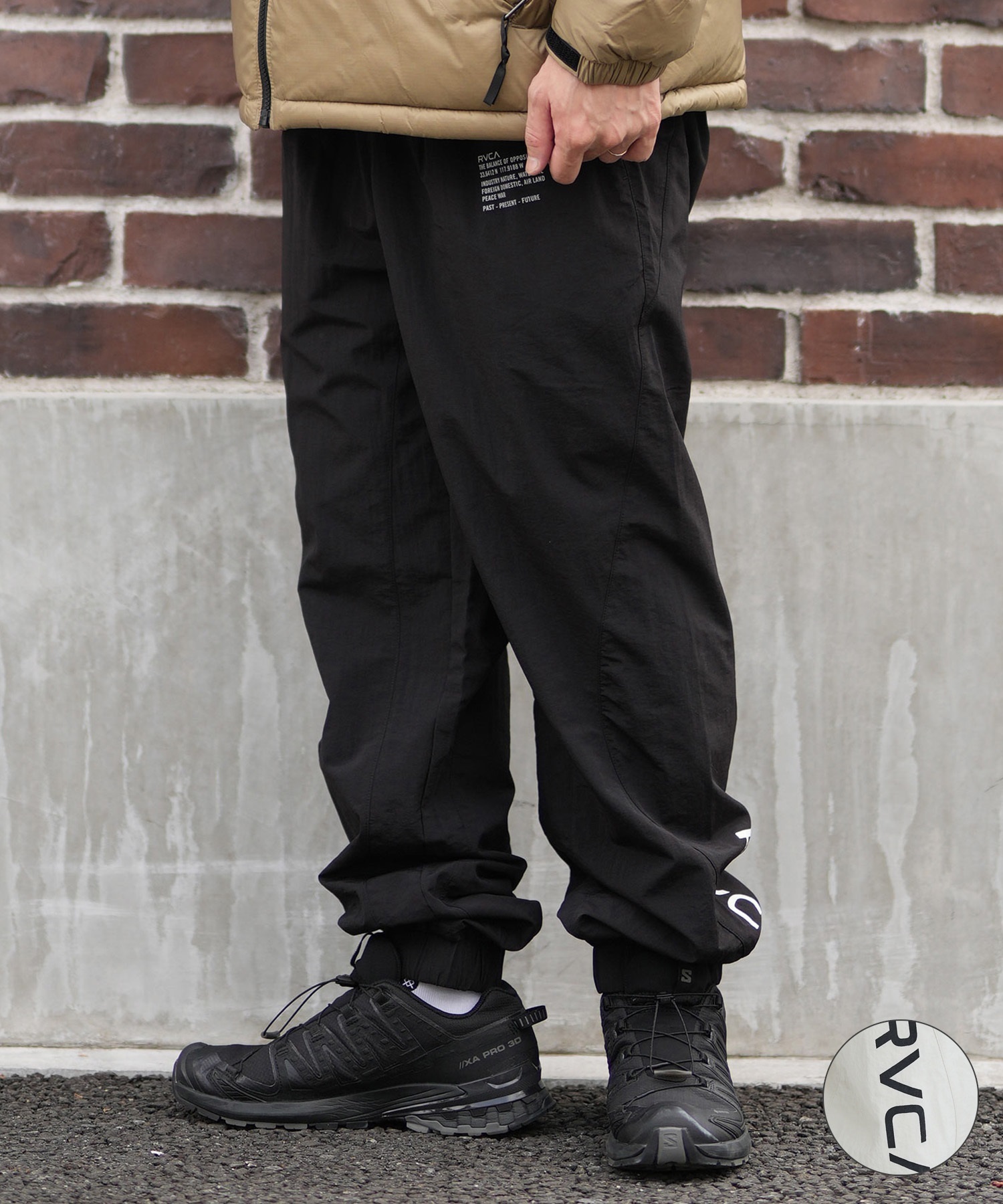 RVCA ルーカ ロングパンツ メンズ ジョガーパンツ 撥水 防風 MIL NYLON