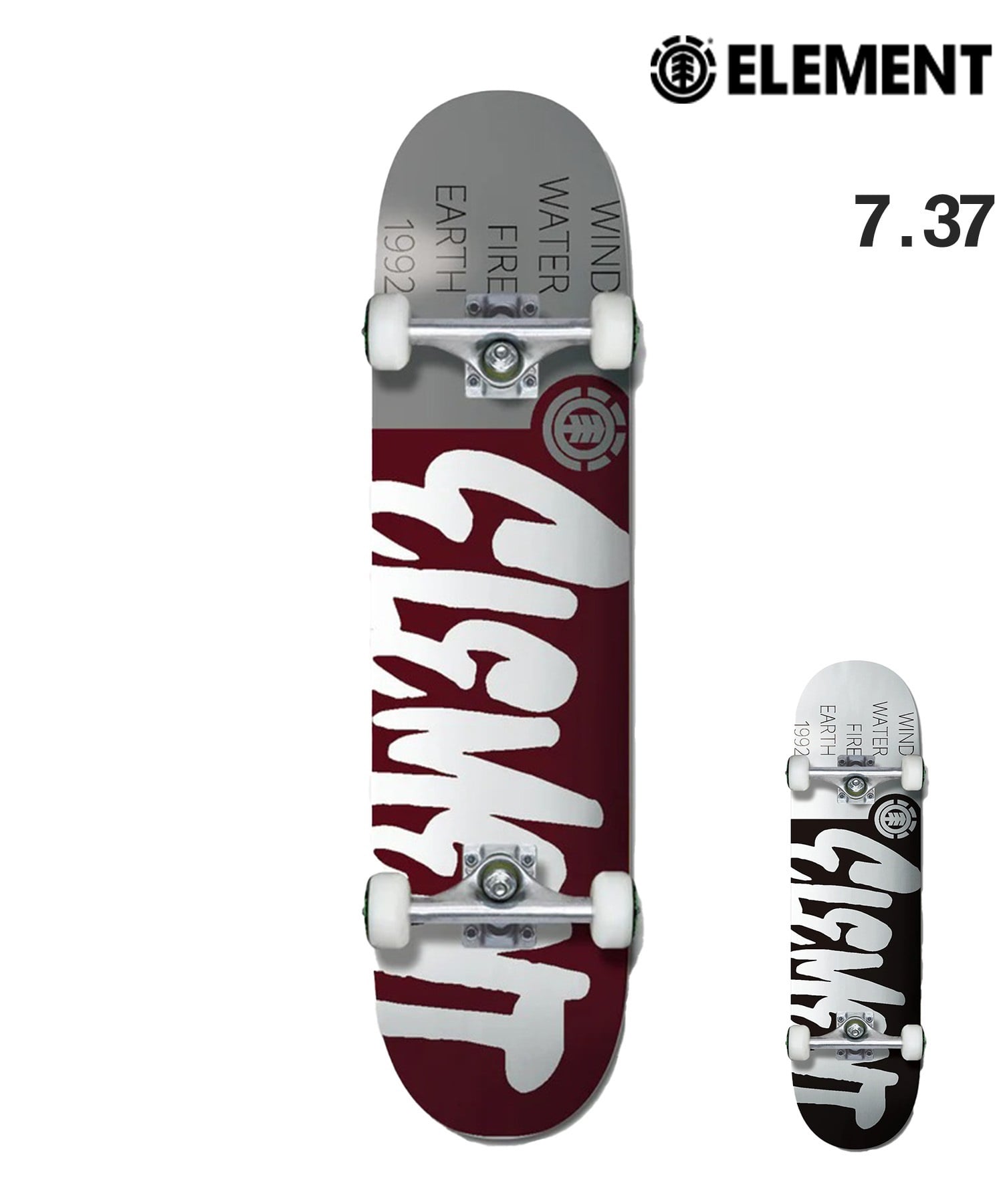 ELEMENT エレメント キッズ スケートボード コンプリート デッキ 7.37